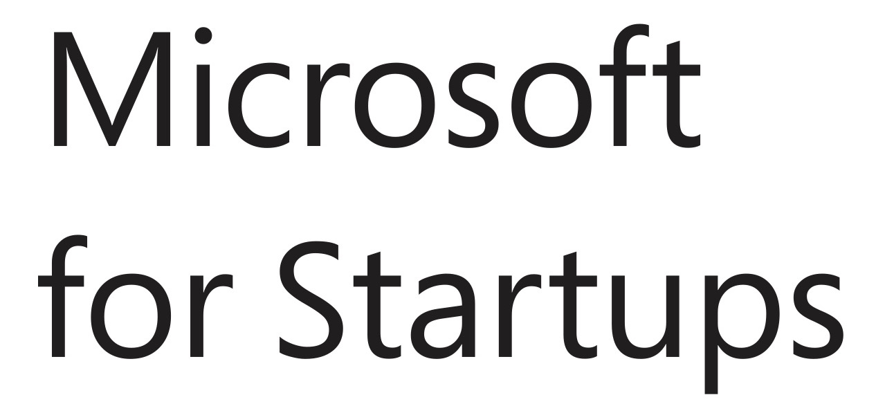 「Microsoft for Startups」に採択されました。