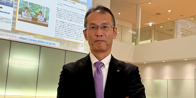 【ダイキン工業株式会社 常務執行役員 米田 裕二さまインタビュー】 ダイキン工業とJDSCの長期的な協創を見据えて〜これからも多くの提案と、課題解決までの併走に期待したい〜